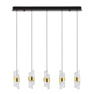 Lustra cu 5 pendule LED design modern Seneca