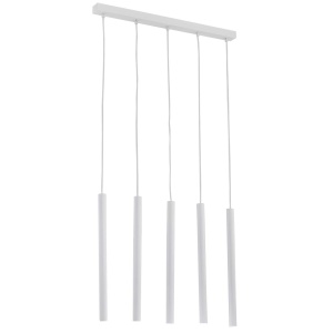 Lustra cu Pendule LED tubulare stil minimalist ETNA 5 alba