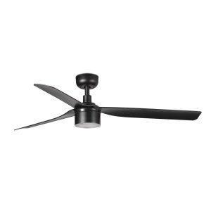 Lustra cu Ventilator si telecomanda PUNT TEK M negru 2700K