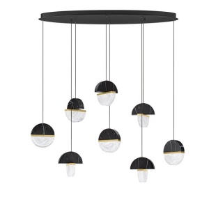 Lustra decorativa cu 8 pendule LED 2700K DORIN