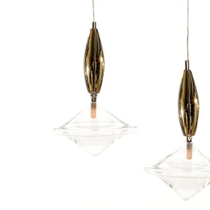 Lustra deosebita cu 20 pendule design LUX Étoile 05 63743 universul-luminii.ro