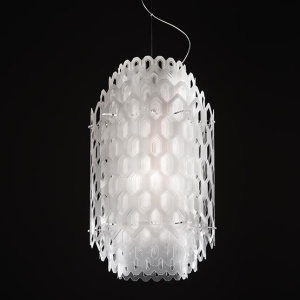 Lustra design Art Deco realizata manual Chantal Small White 215283 universul-luminii.ro