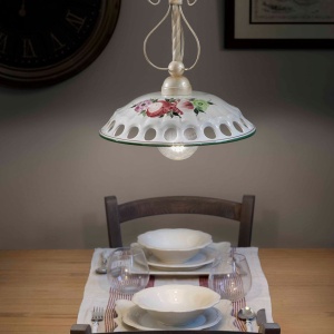 Lustra design clasic realizat manual din ceramica NAPOLI 127653 universul-luminii.ro