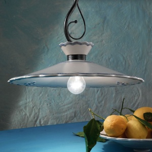 Lustra design clasic realizata manual din ceramica RAVENNA 44cm 129353 universul-luminii.ro
