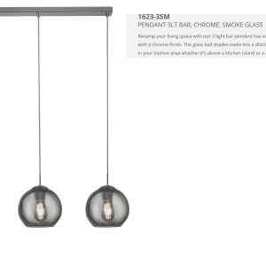 Lustra design modern Pendants 3L 1623-3SM SRT - Img 3