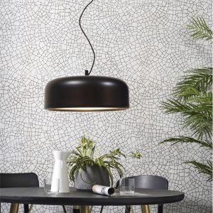 Lustra design nordic Marseille black, 48,5cm 192693 universul-luminii.ro