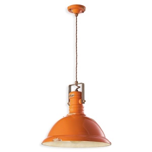 Lustra design retro realizata manual din ceramica INDUSTRIAL 216803 universul-luminii.ro
