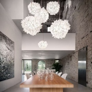 Lustra design unicat realizat manual Veli Frunze M, 45cm 214593 universul-luminii.ro
