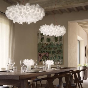 Lustra design unicat realizata manual Clizia Mama Non Mama White, 53cm 214873 universul-luminii.ro