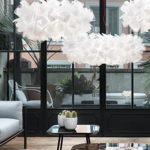 Lustra design unicat realizata manual Clizia XXL Mama Non Mama White, 130cm 214893 universul-luminii.ro