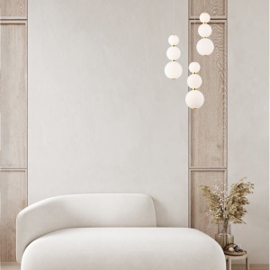 Lustra dimabila moderna cu 3 pendule LED FLEA 213553 universul-luminii.ro