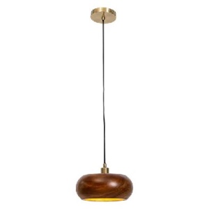 Lustra din lemn de salcam ALVA 25cm