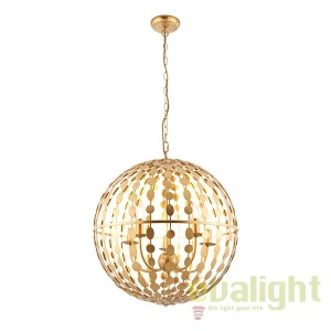 Lustra eleganta aurie, design modern Alvah 56cm 72798 EN 56063 universul-luminii.ro