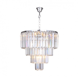 Lustra eleganta design deosebit AMEDEO, crom 17106/4+1-CHR ZL - Img 1