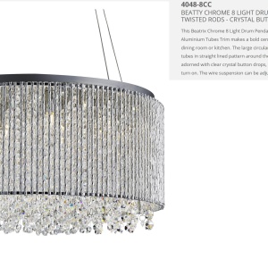 Lustra eleganta design modern Beatty 4048-8CC SRT 180703 universul-luminii.ro
