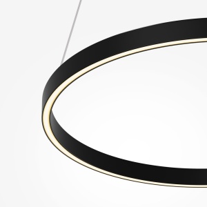 Lustra inelara suspendata LED Rim 60cm negru 594793 universul-luminii.ro