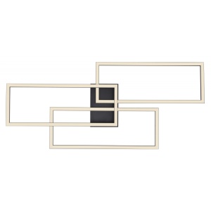 Lustra LED aplicata cu telecomanda design modern geometric TINY 58W 198773 universul-luminii.ro