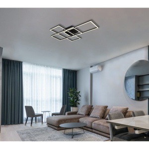 Lustra LED aplicata cu telecomanda GABRIEL 162353 universul-luminii.ro