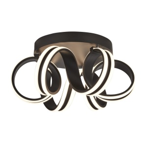 Lustra LED aplicata design modern Belle negru