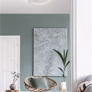 Lustra LED aplicata design modern circular FULINE alba NVL-9348072 76033 universul-luminii.ro