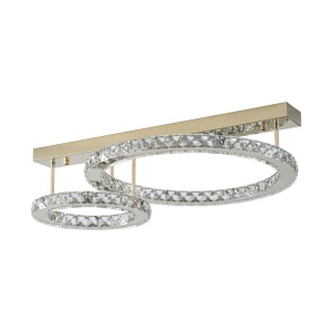 Lustra LED aplicata design modern Girona auriu