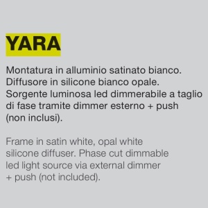 Lustra LED aplicata diametru 70cm YARA 3000K sau 4000K 146623 universul-luminii.ro