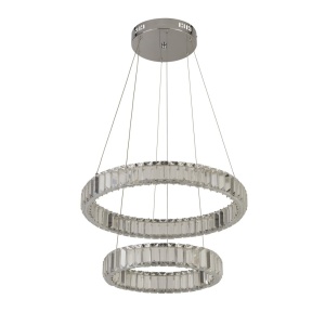 Lustra LED circulara cu 2 inele Tier 147503 universul-luminii.ro