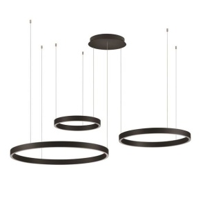 Lustra LED circulara cu 3 inele 80/60/40cm ELOWEN