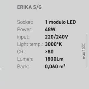 Lustra LED circulara diametru 80cm ERIKA 146653 universul-luminii.ro