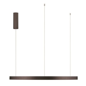 Lustra LED circulara ELOWEN 98cm, maro 147713 universul-luminii.ro