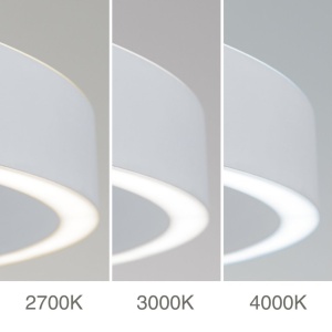Lustra LED circulara iluminat sus si jos KOLK alb 40cm - Img 7