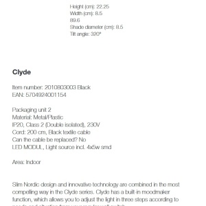 Lustra LED cu 4 brate design nordic Clyde 2010803003 NL 189853 universul-luminii.ro