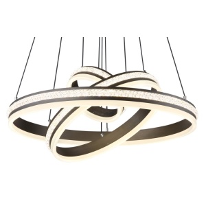 Lustra LED cu telecomanda design modern Grouni 60cm 135573 universul-luminii.ro