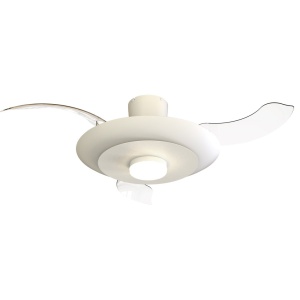 Lustra LED cu ventilator palete retractabile KYOTO alb - Img 4