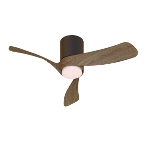 Lustra LED cu Ventilator si telecomanda NEMO II XS negru/nuc - Img 6