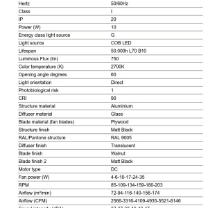 Lustra LED cu Ventilator tavan cu telecomanda RUDDER TEK 3 L negru/nuc 2700K - Img 4