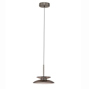 Lustra LED design ambiental Esti maro inchis 23cm