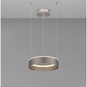 Lustra LED design circular OLIVIA nickel D-40cm - Img 4