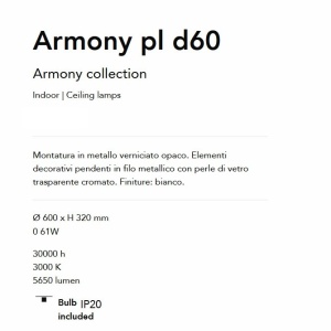 Lustra LED design elegant Armony pl d60 - Img 3