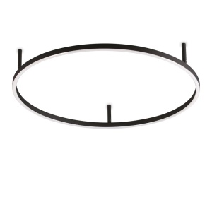 Lustra LED design geometric Oracle slim pl d070 round 4000k on-off negru