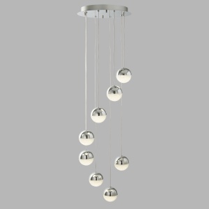 Lustra LED design modern 35cm Marbles 8L 5848-8CC SRT 73383 universul-luminii.ro