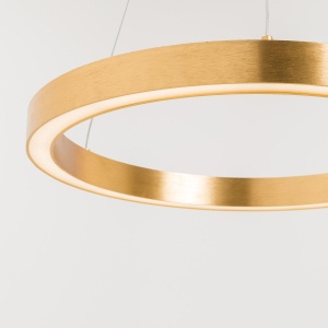Lustra LED design modern circular CARLO auriu, diametru 40cm - Img 4