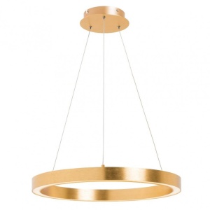 Lustra LED design modern circular CARLO auriu, diametru 50cm - Img 1