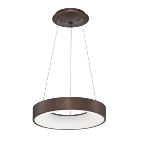 Lustra LED design modern circular RANDO THIN cafenie 3000K NVL-9453433 - Img 1