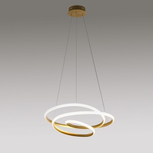 Lustra LED design modern Diva 50cm, auriu, alb sau titan