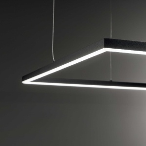 Lustra LED design modern geometric ORACLE SLIM SP D050 SQUARE 3000K ON-OFF WH - Img 2