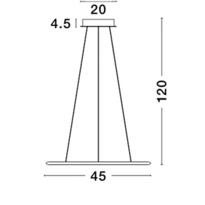 Lustra LED design modern Livorno 50243 universul-luminii.ro