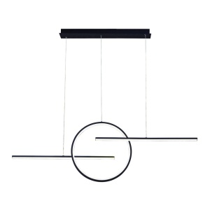 Lustra LED design modern minimalist KITESURF 50W neagra
