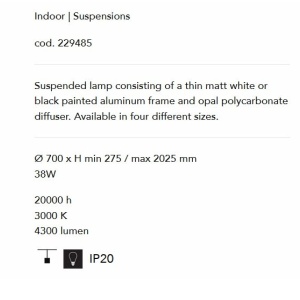 Lustra LED design modern ORACLE SLIM SP D070 ROUND 3000K ON-OFF WH 82303 universul-luminii.ro