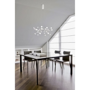 Lustra LED dimabil design modern ADN alb Large 220543 universul-luminii.ro